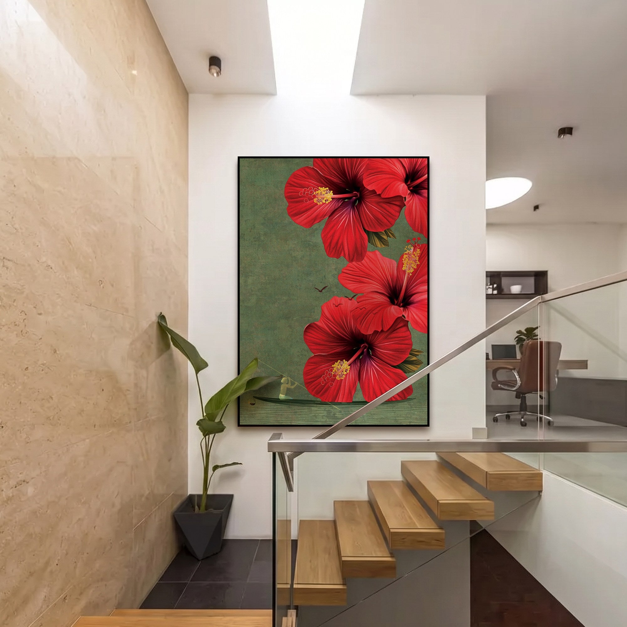Garden of Scarlet Blooms