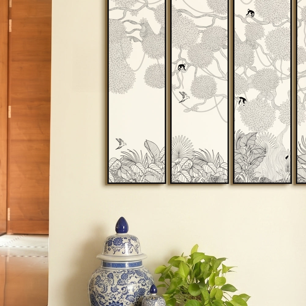 Silent Forest Panels - Set of 5