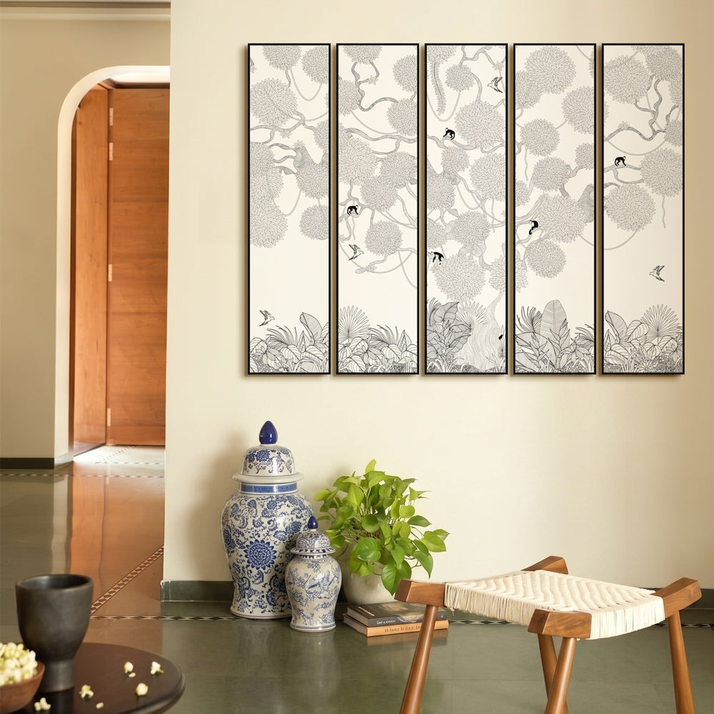 Silent Forest Panels - Set of 5