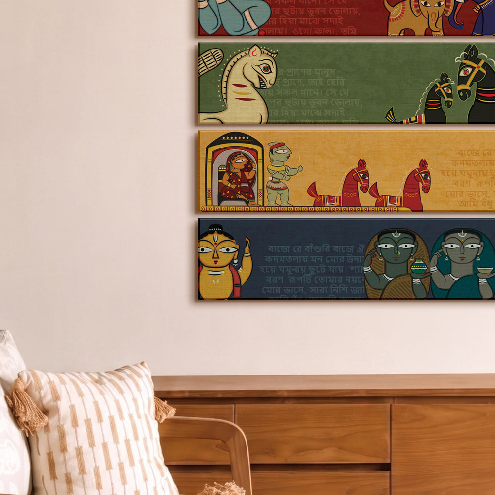 Lok Katha Panels - Set of 5