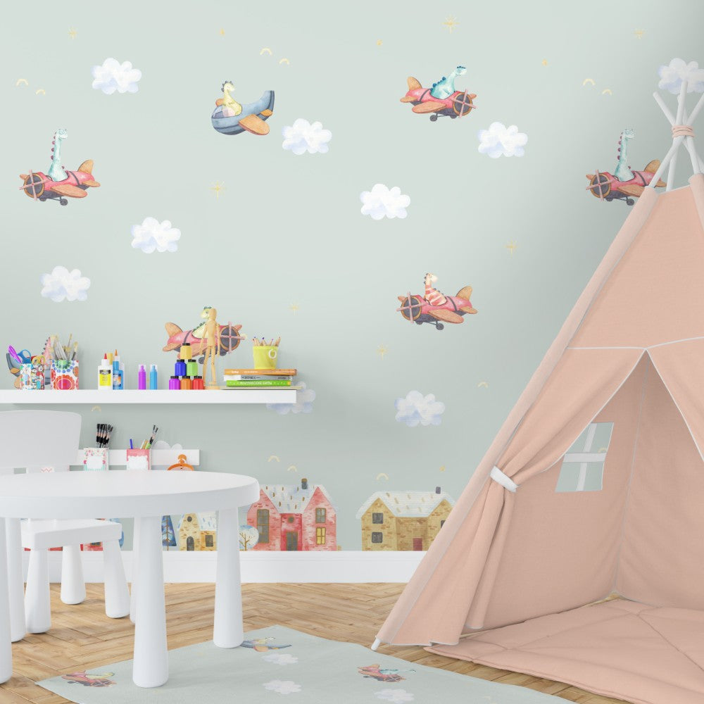 Farm Land Kids Room Wallpaper