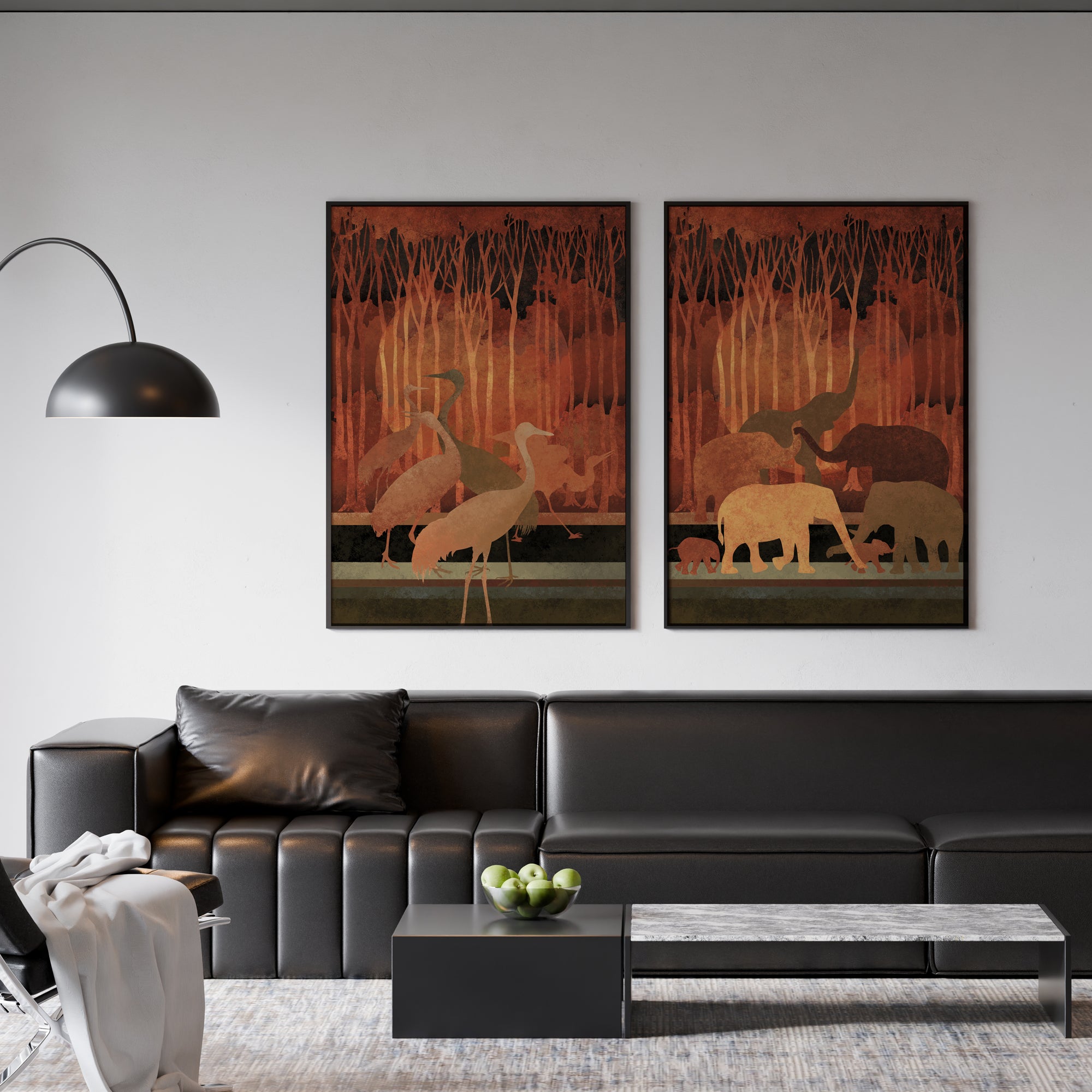 Marching in Twilight - Set of 2