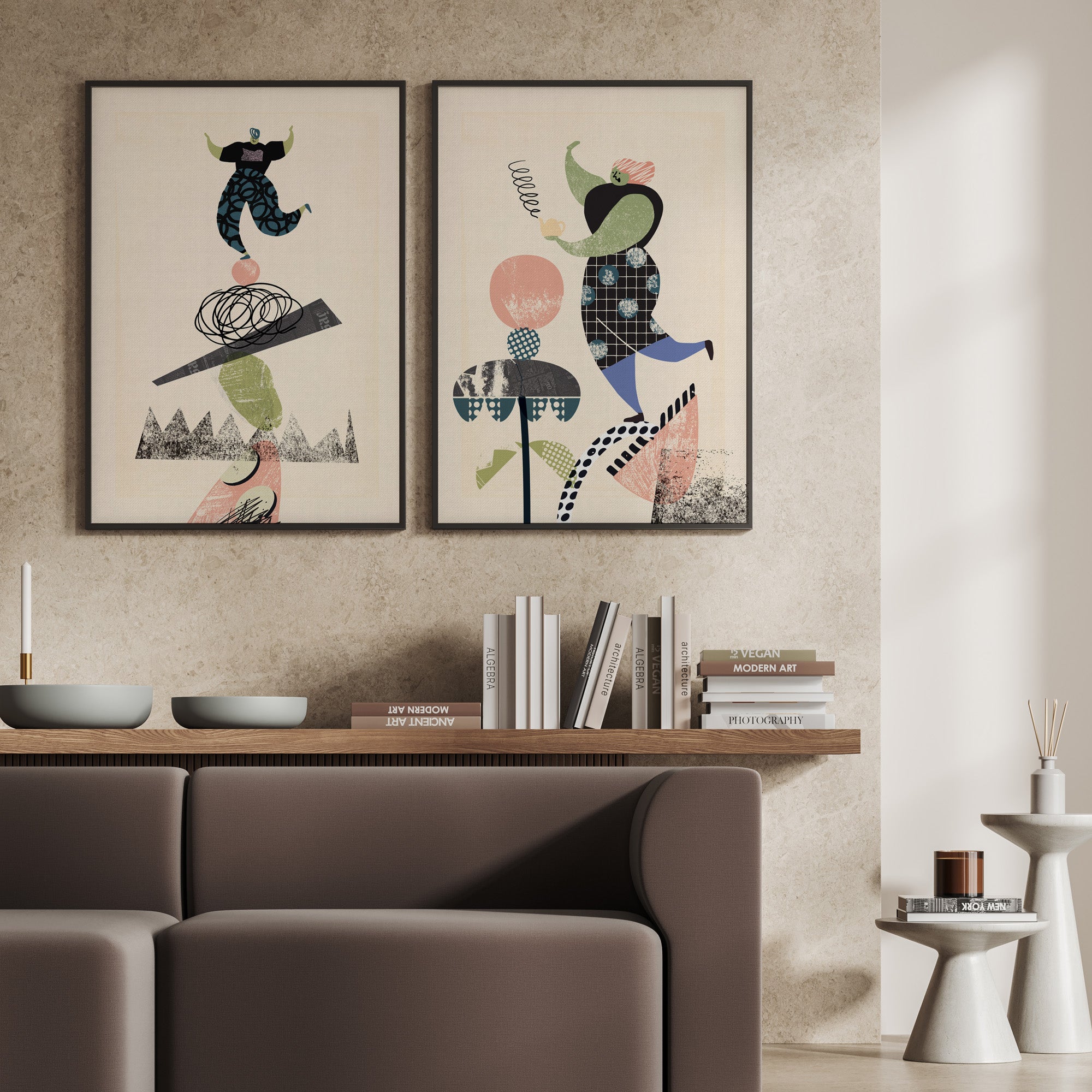 Modern hormany - Set of 2