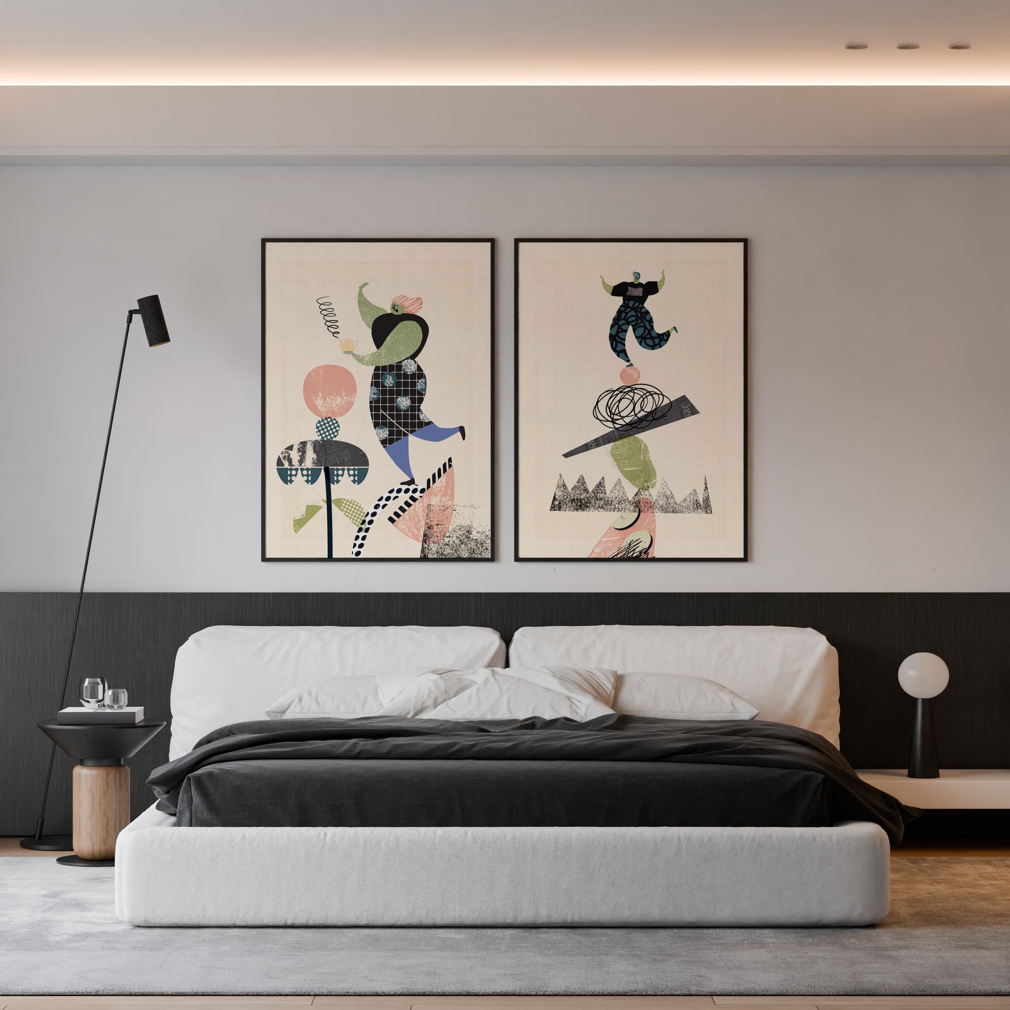 Modern hormany - Set of 2