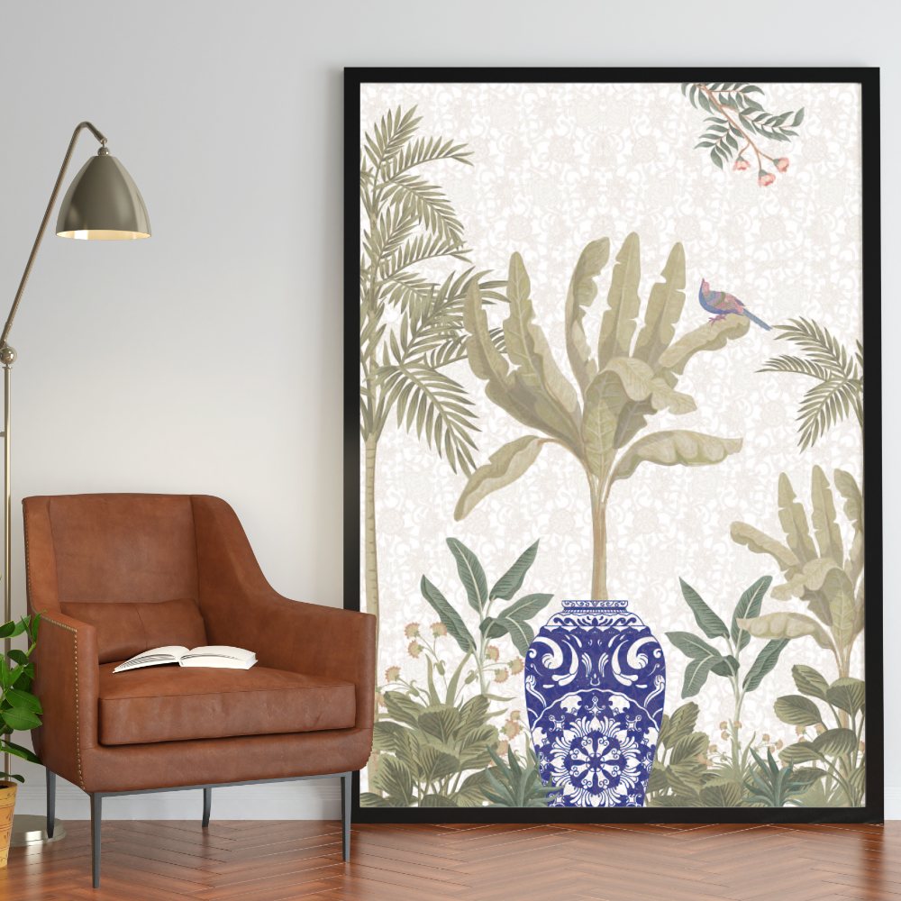 That Blue Persian Pots - 1