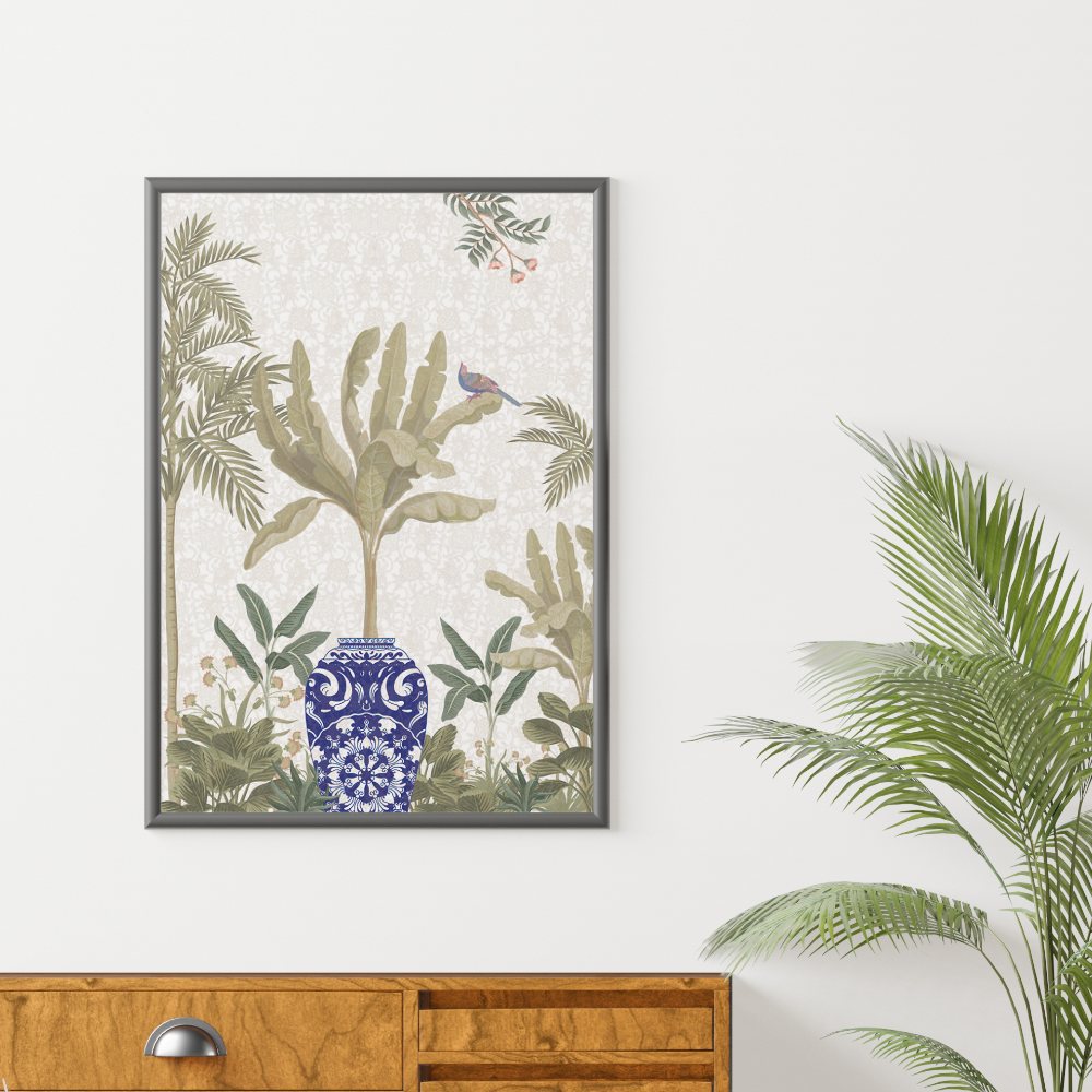 That Blue Persian Pots - 1