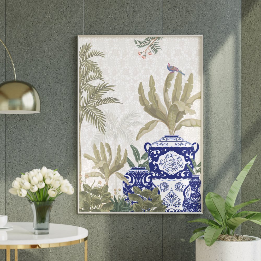 That Blue Persian Pots - Side