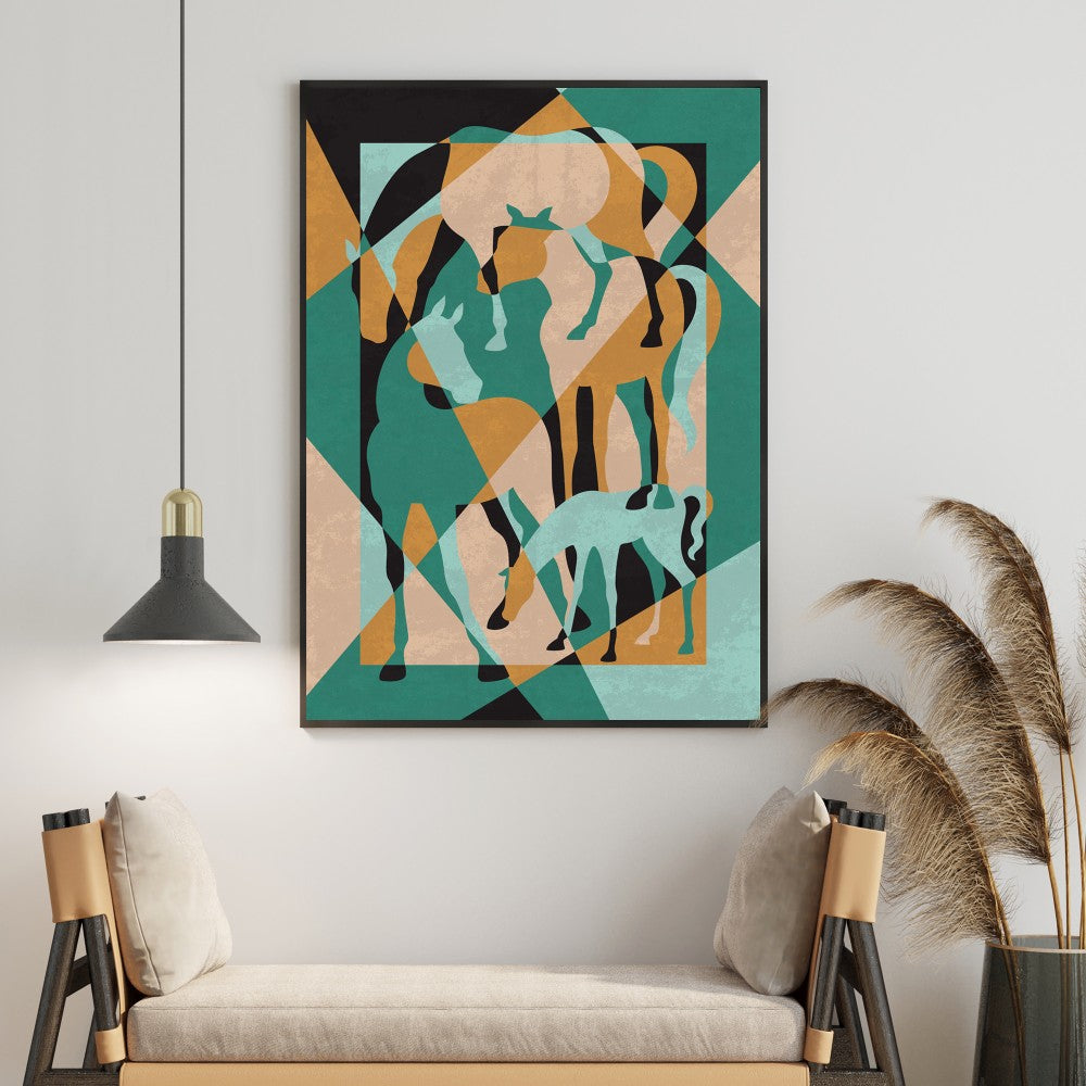 Warm and Cool colours in Picasso Style