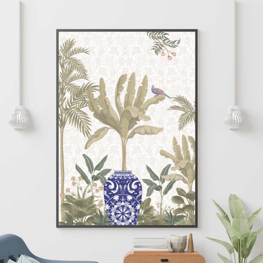 That Blue Persian Pots - 1