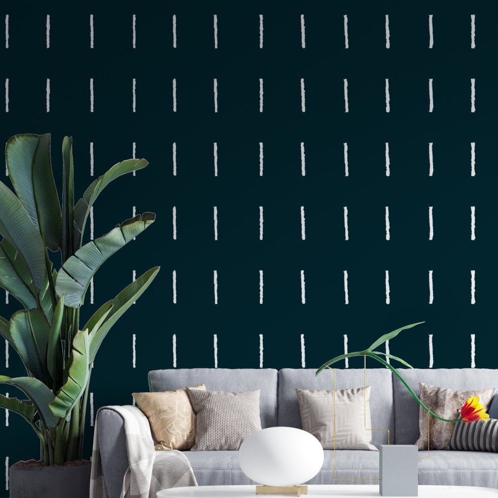 Parallel Lines art bedroom wallpaper