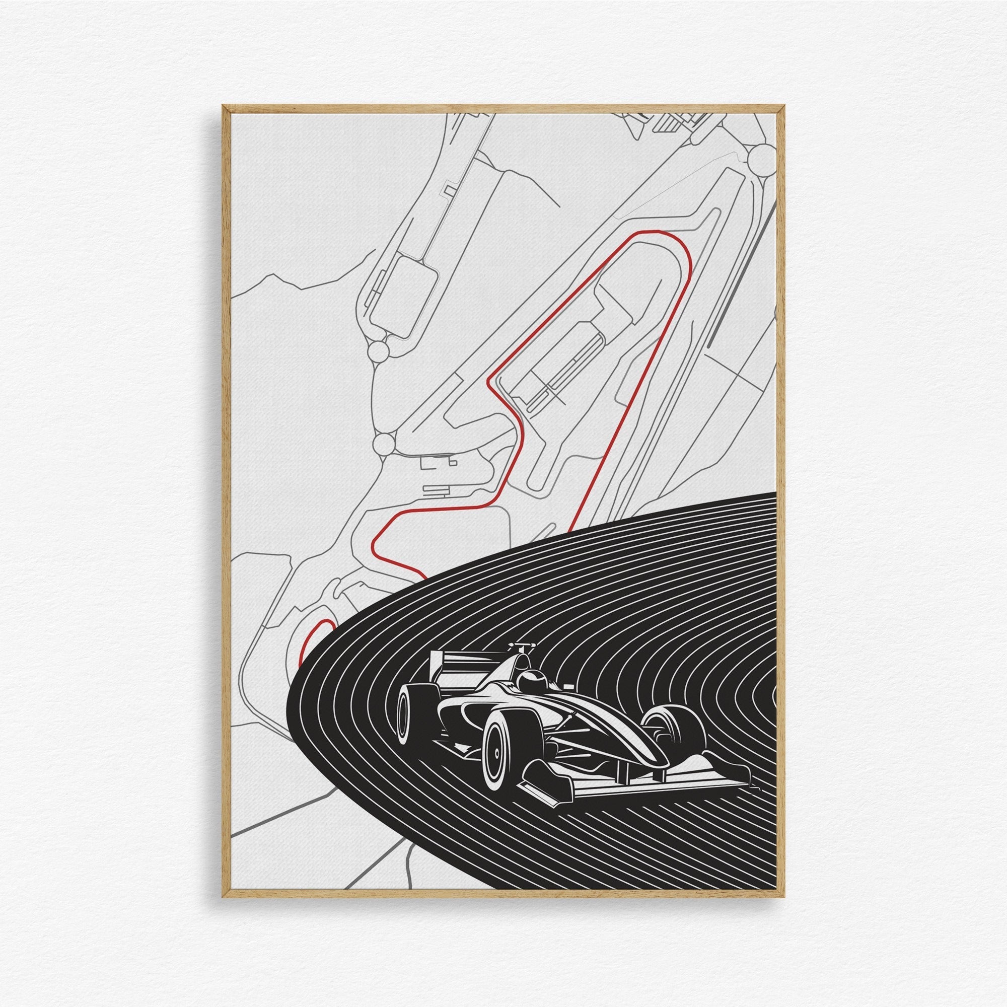 Race Rhythm Canvas Wall Art Painting