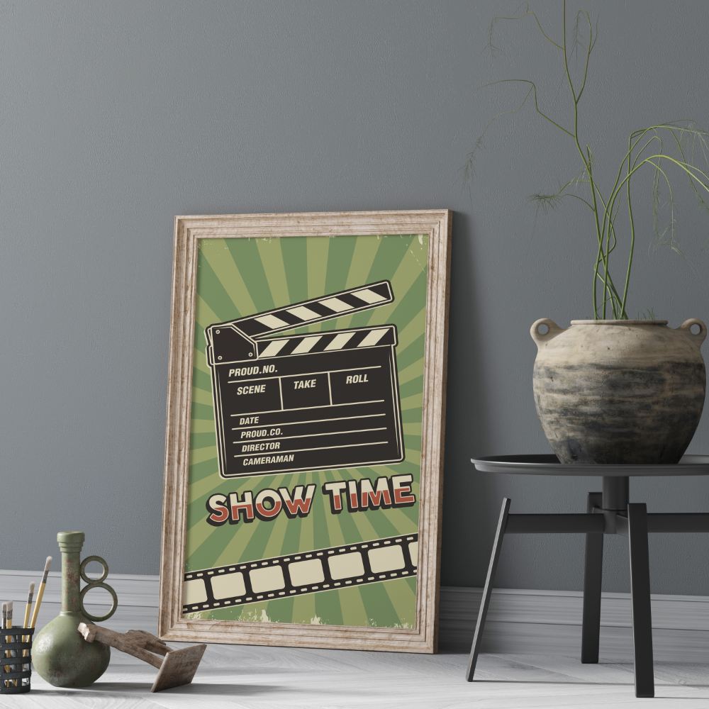 Retro Poster - Show Time