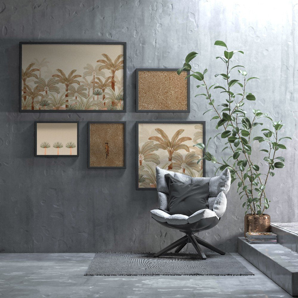 Rustic Forest - set of 5