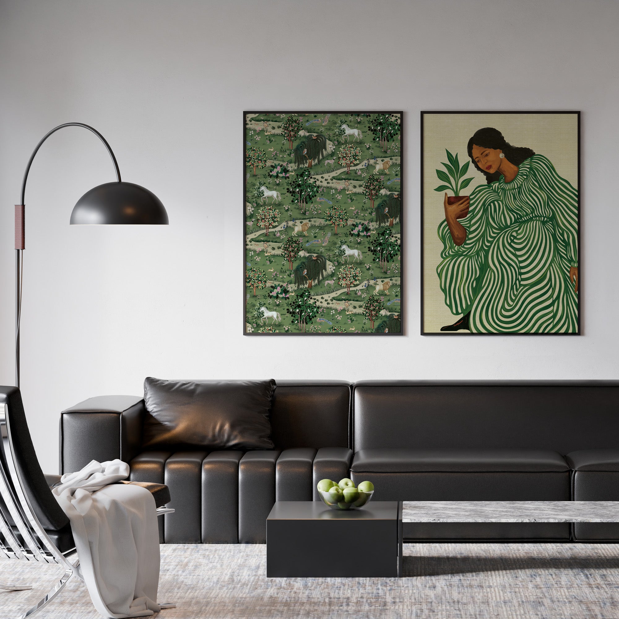 Story in Green - Set of 2