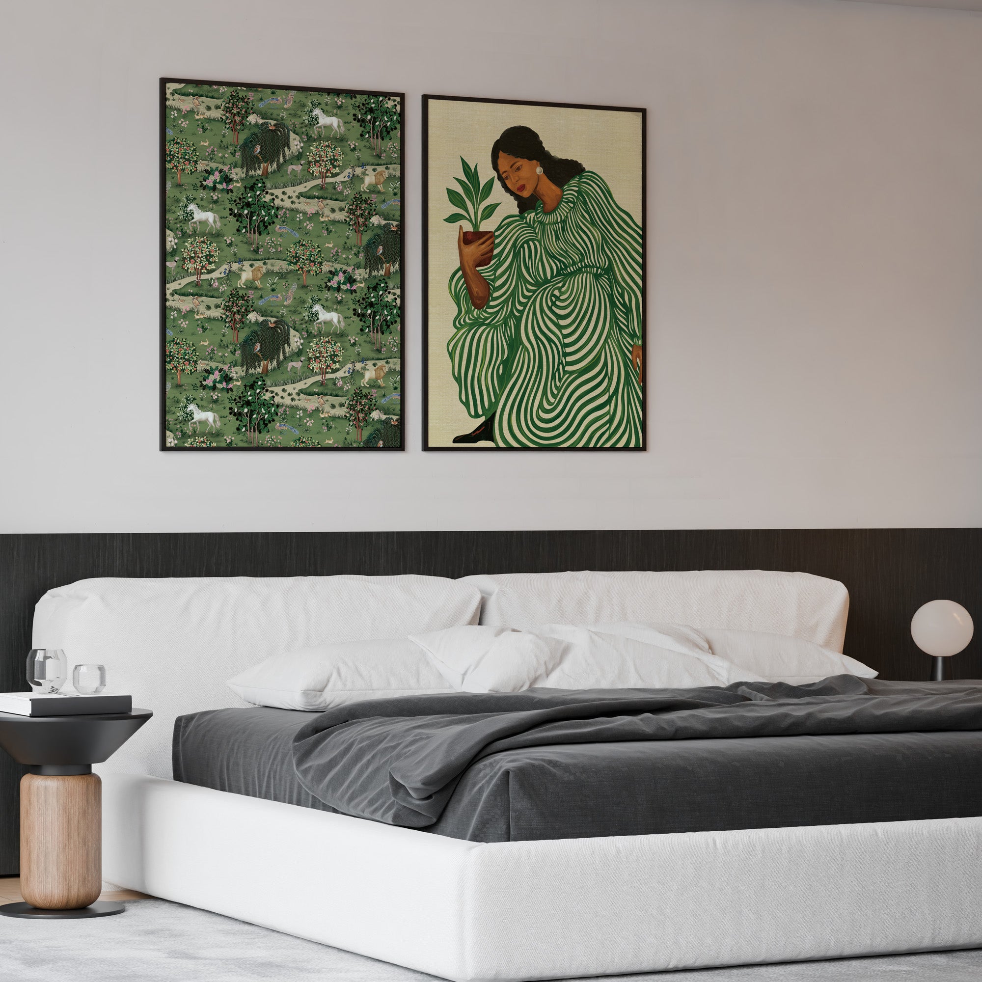 Story in Green - Set of 2