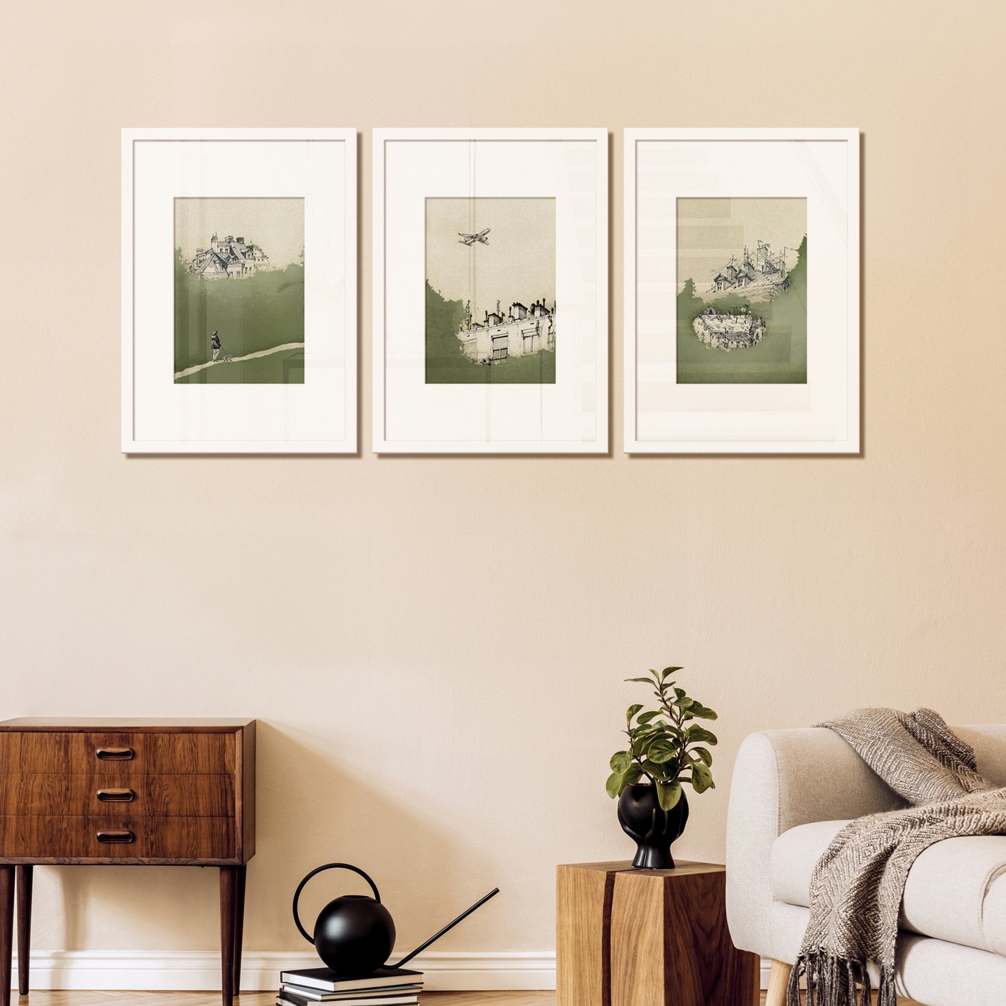 Teal Monochrome Edition - set of 3