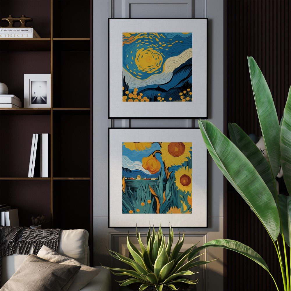 The Van Gogh  Corner - Set of 2