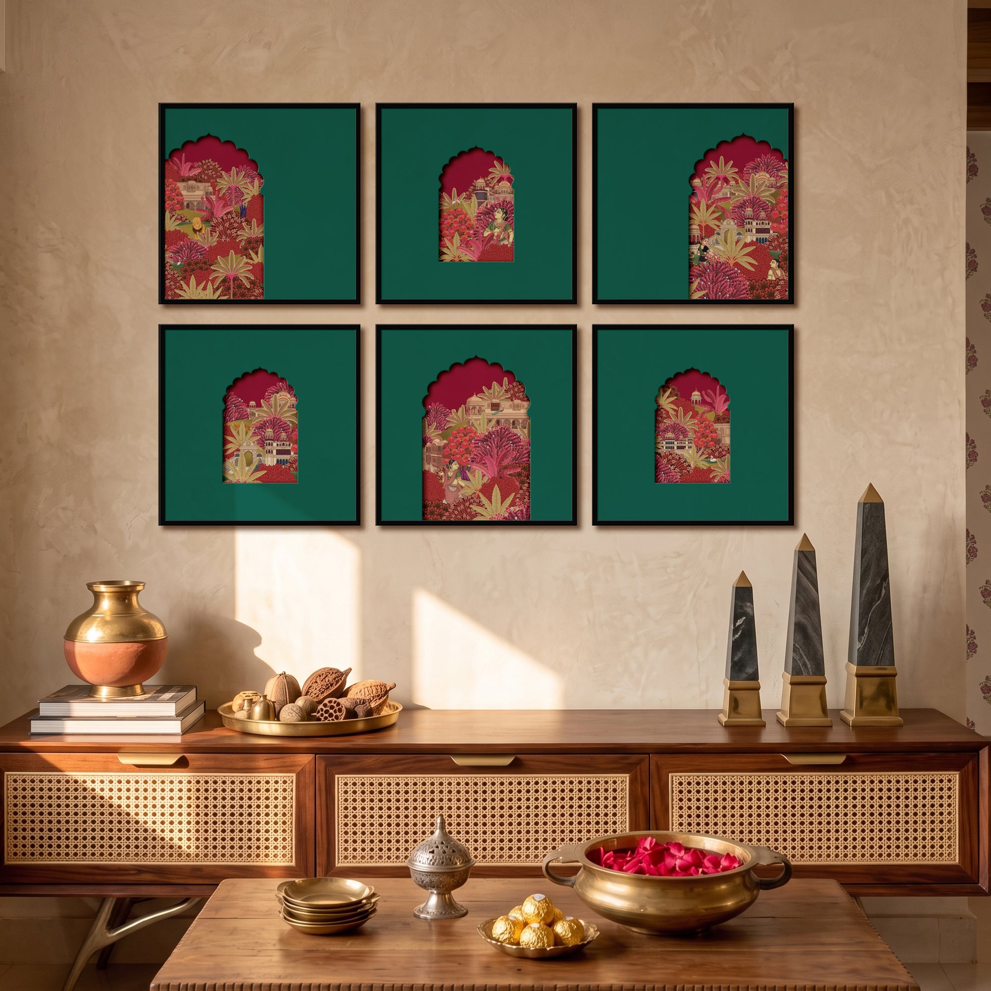 Royal Garden Windows - set of 6