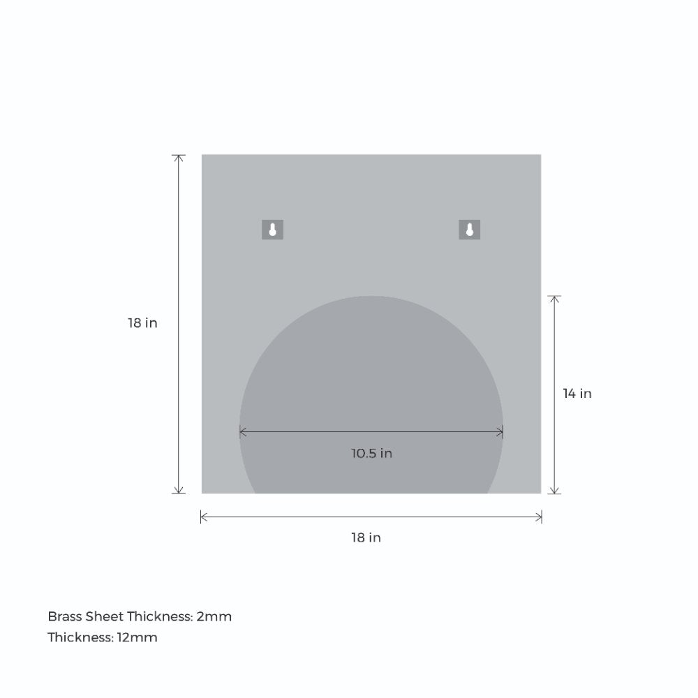Pichwai - 2 cows in Square