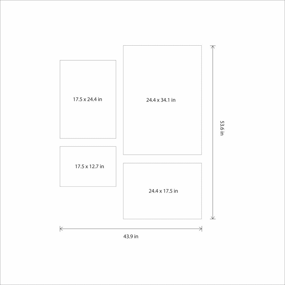 For the modern home - Set of 4