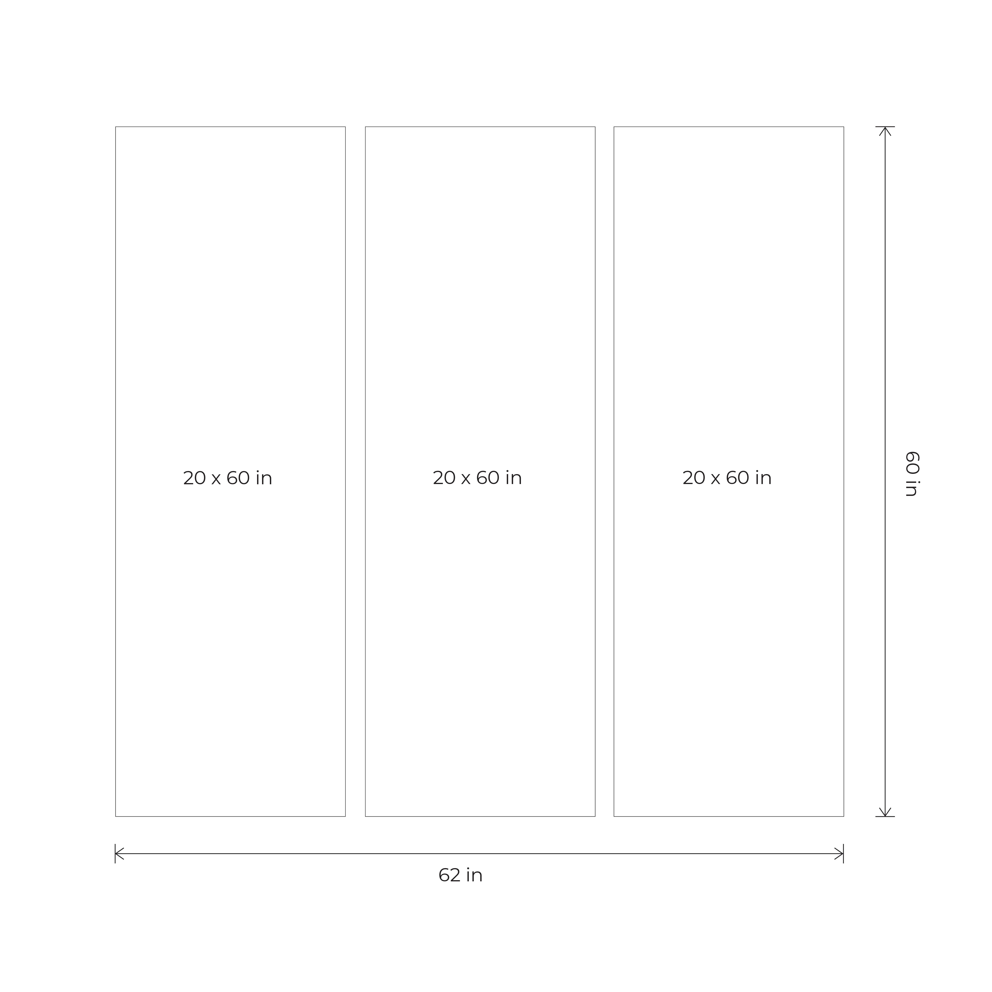 Tropical Lines - Set of 3