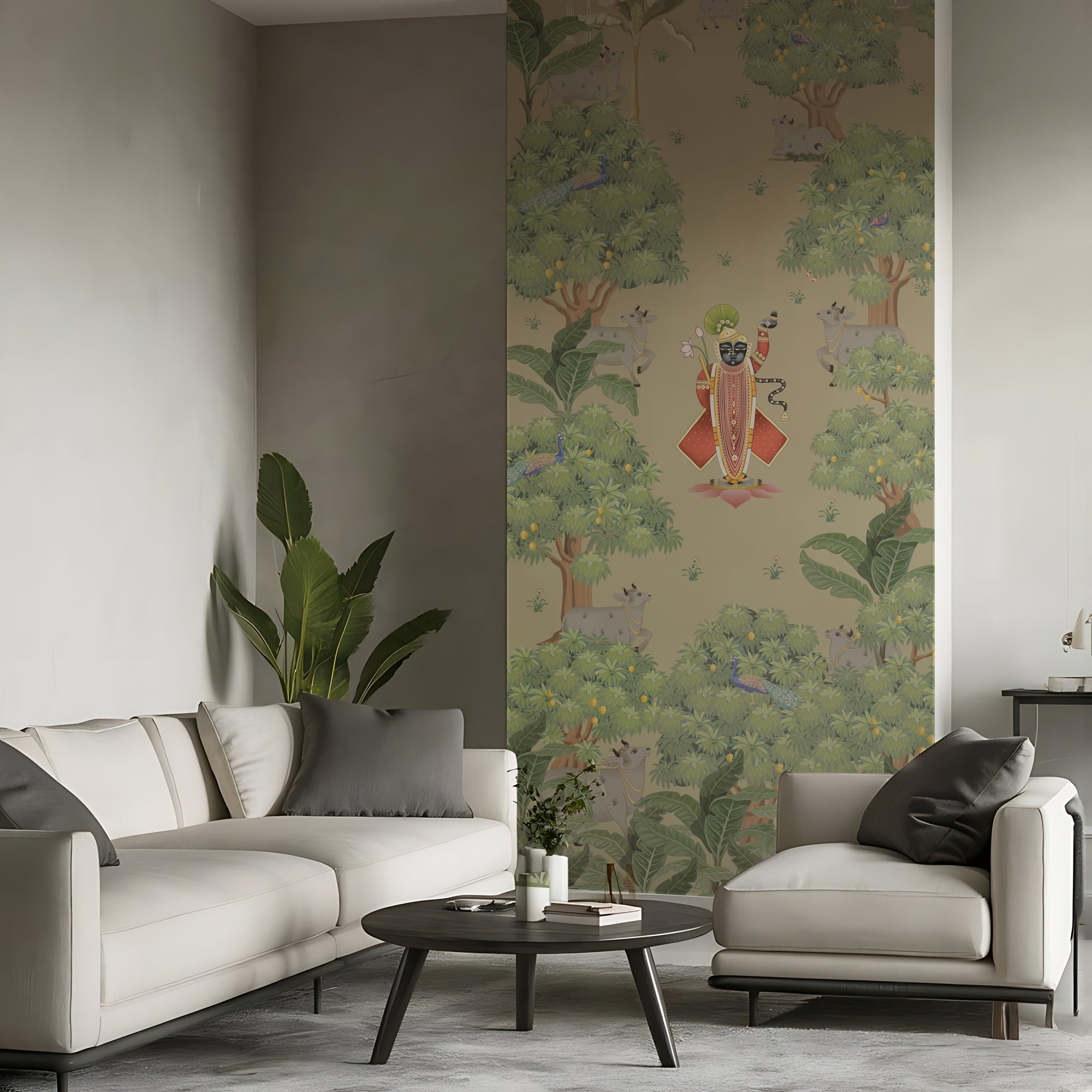 Krishna in the Sacred Grove