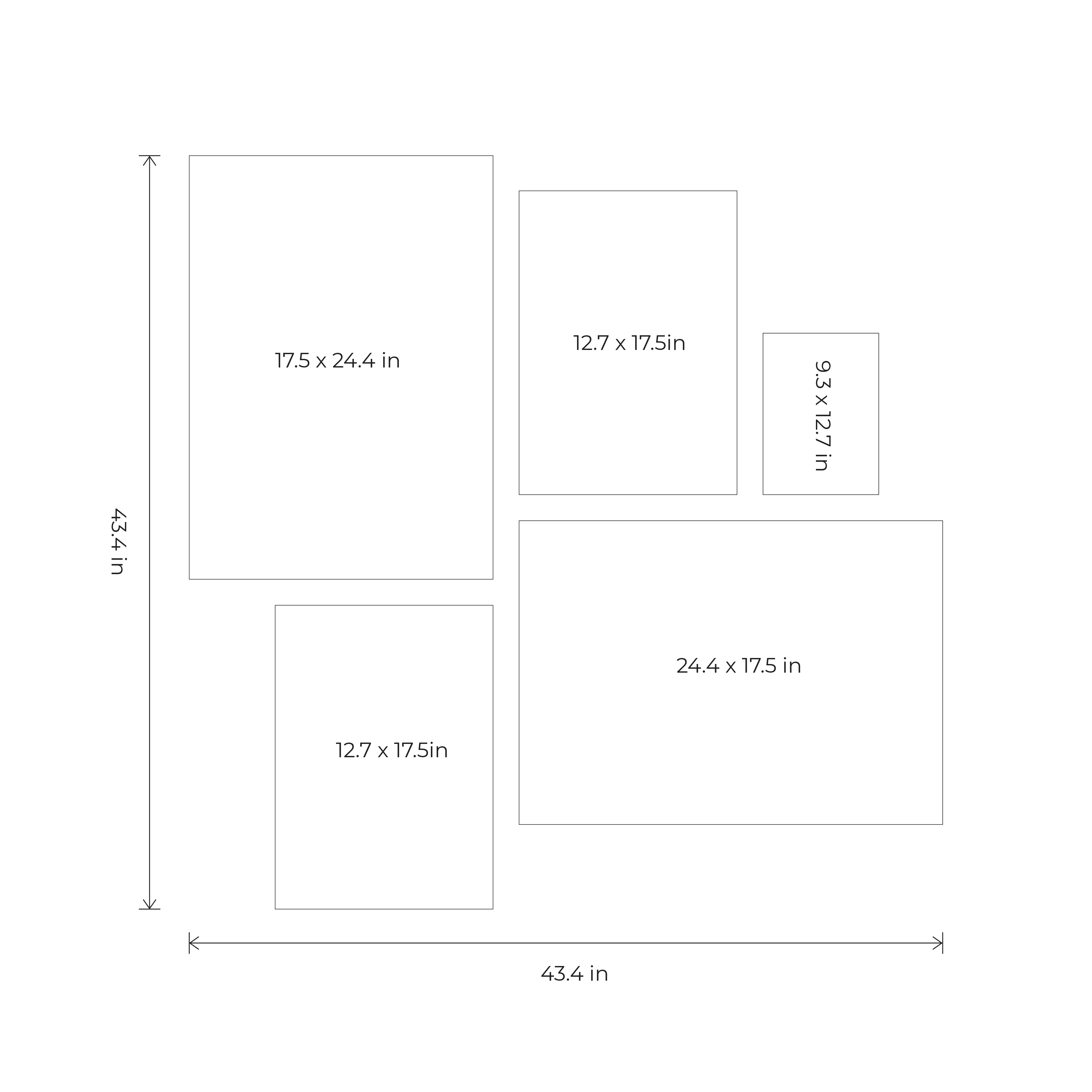 The Human Mosaic - Set of 5