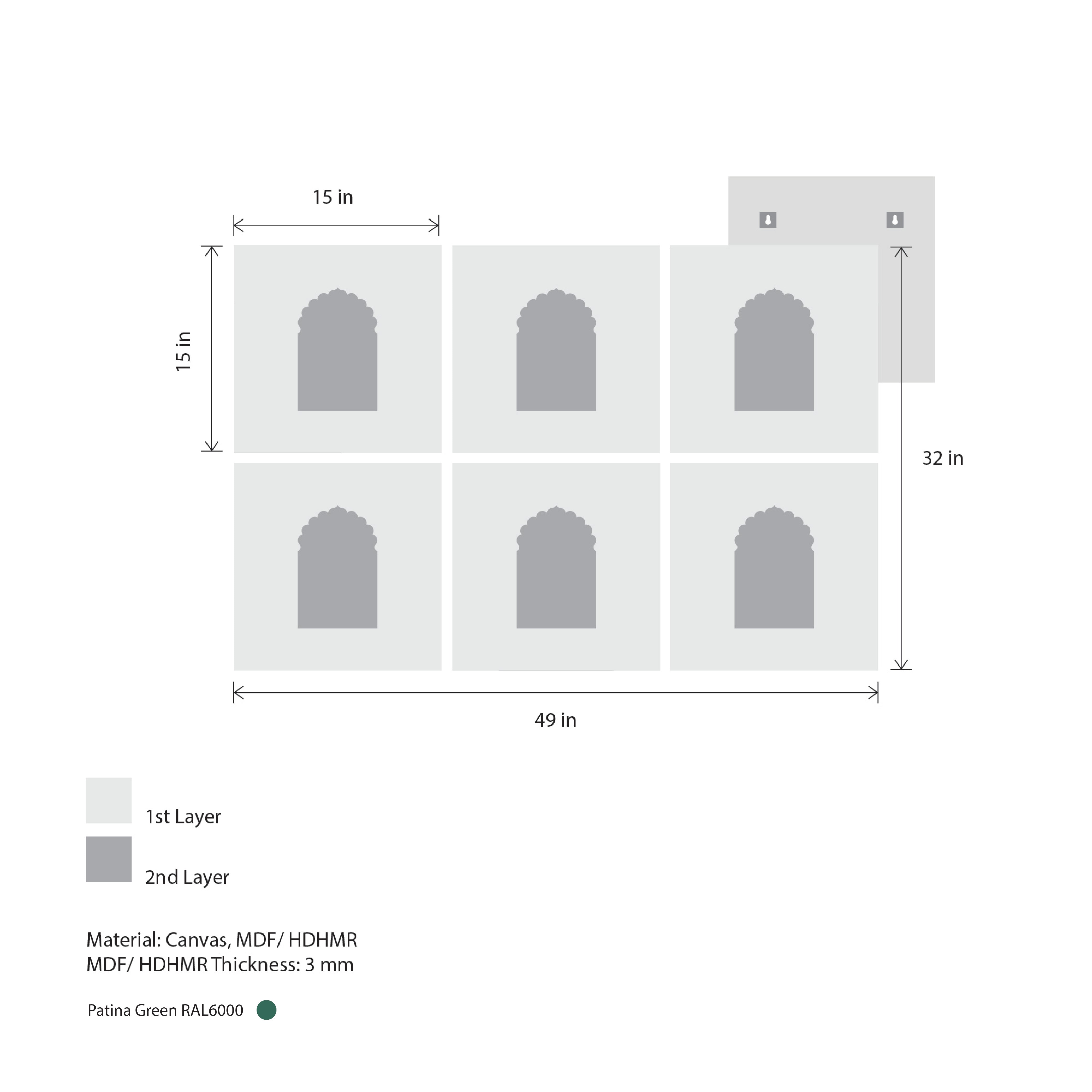 The Vintage Garden II - set of 6