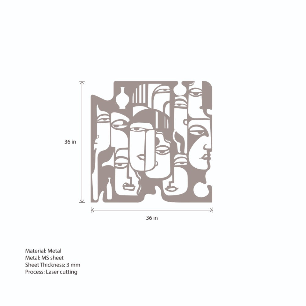 Amalgamation of faces - In metal