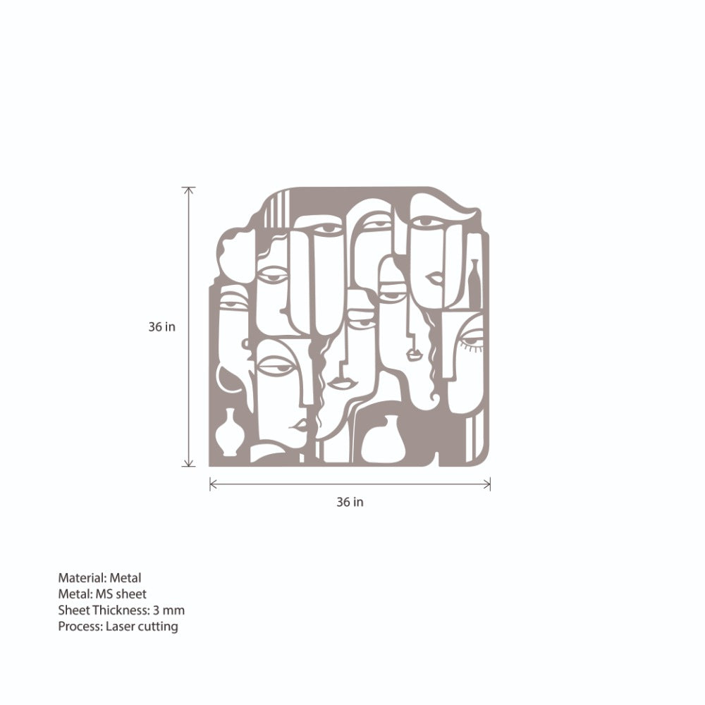 Amalgamation of faces 2 - In metal