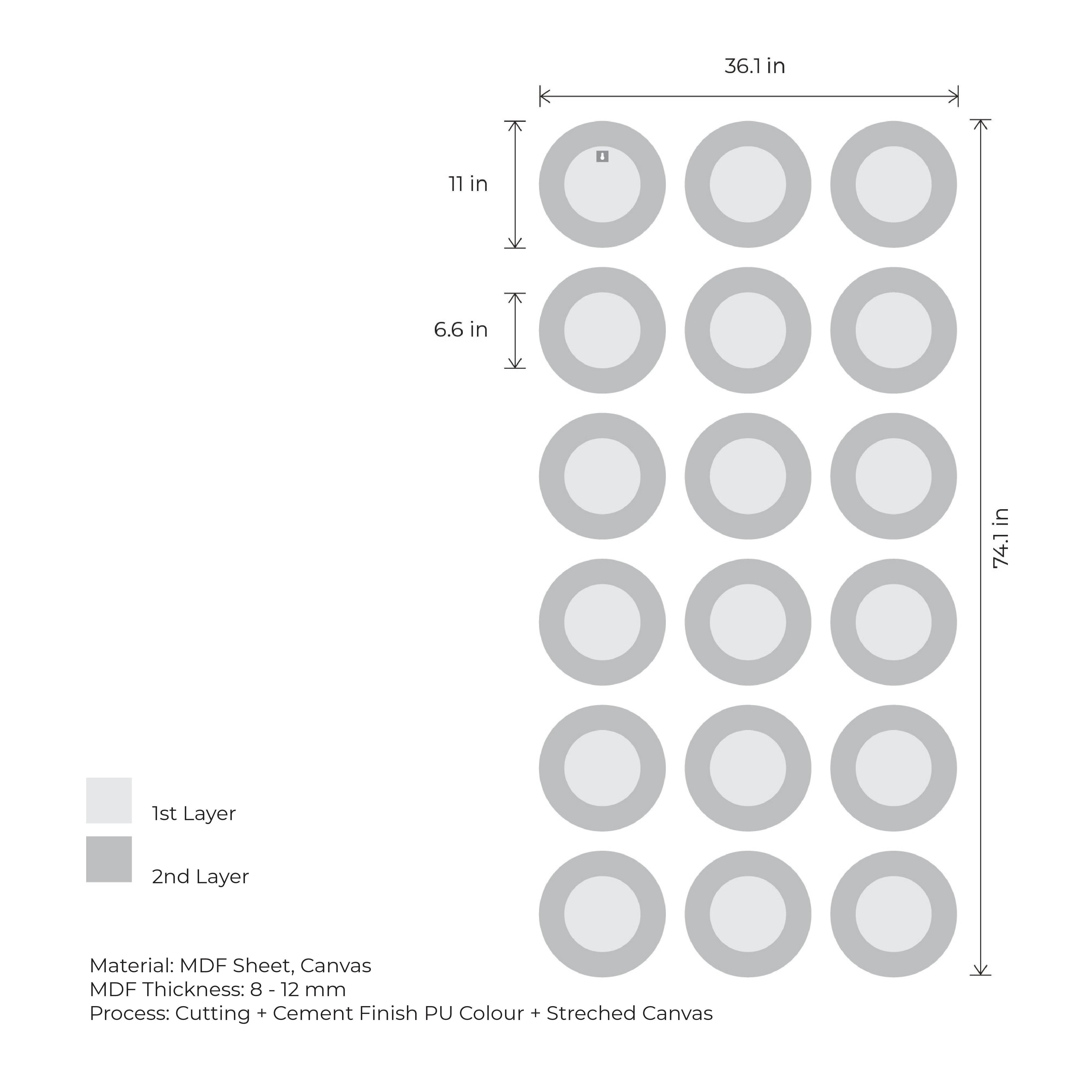 Gleaming Green for long wall