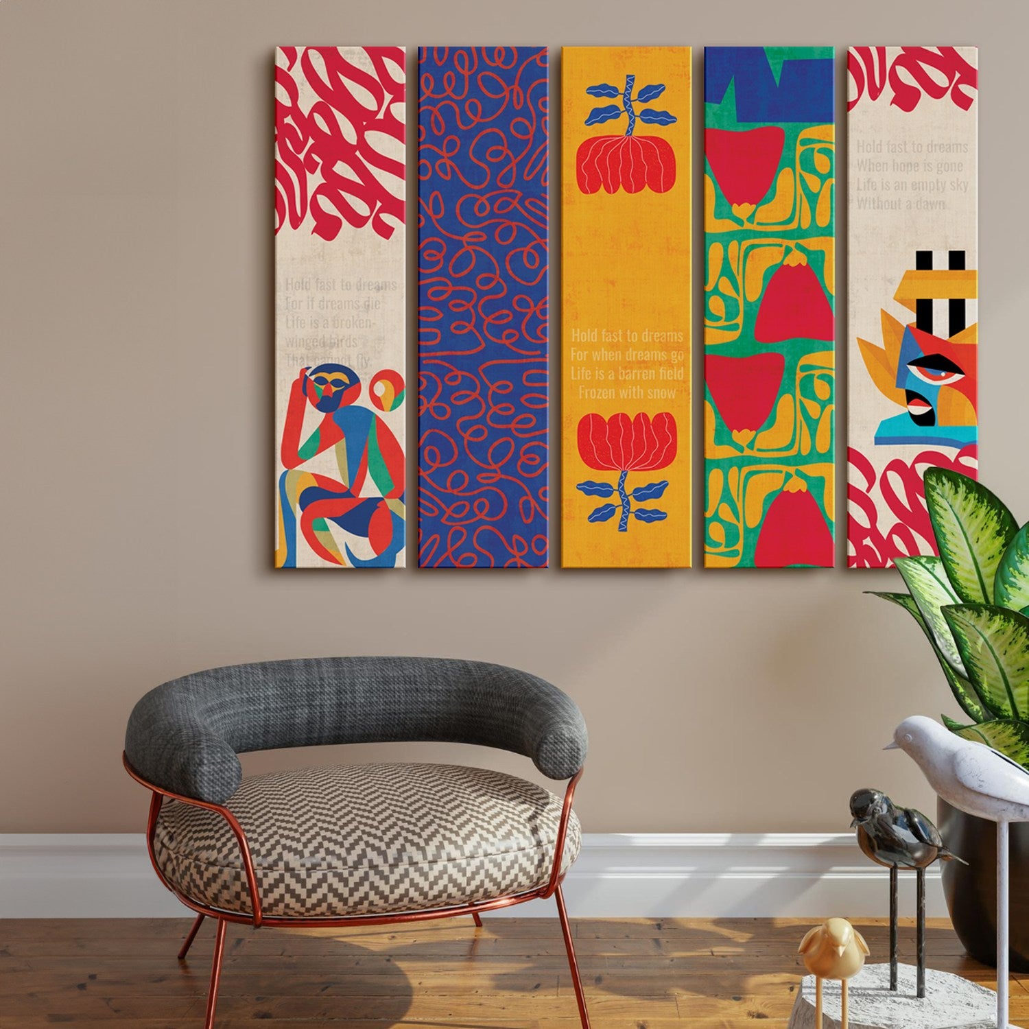 Vibrant Rhythm - Set of 5