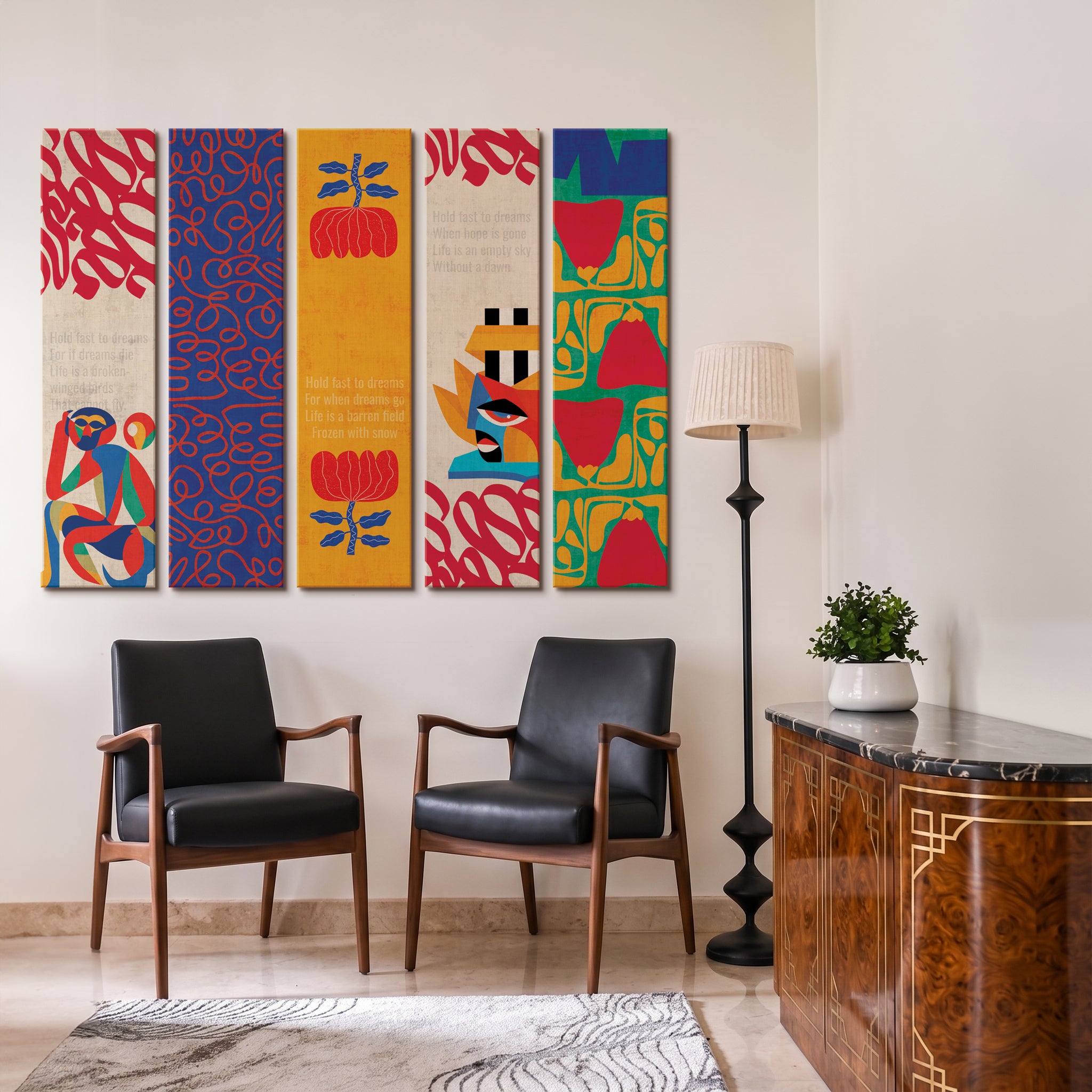 Vibrant Rhythm - Set of 5