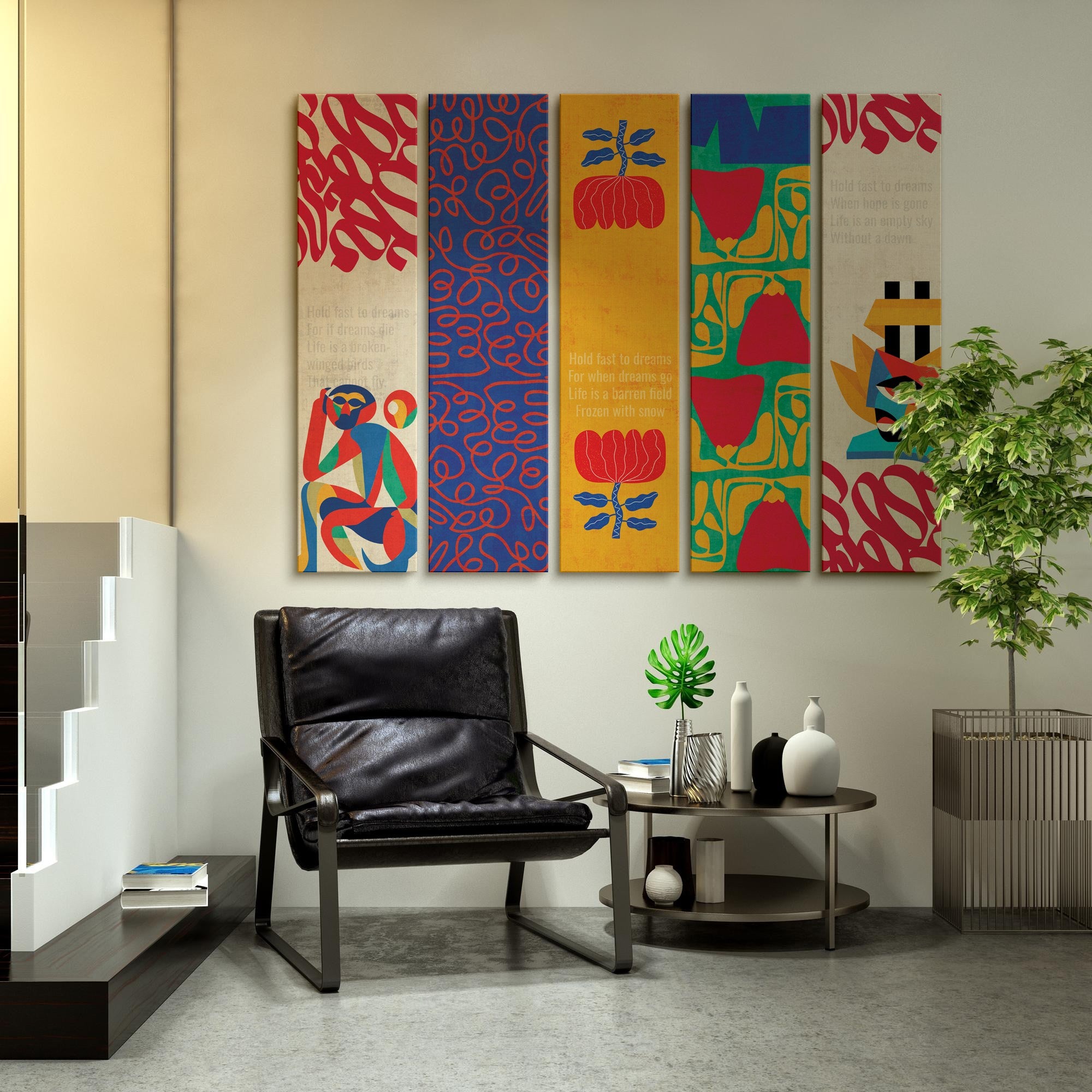 Vibrant Rhythm - Set of 5