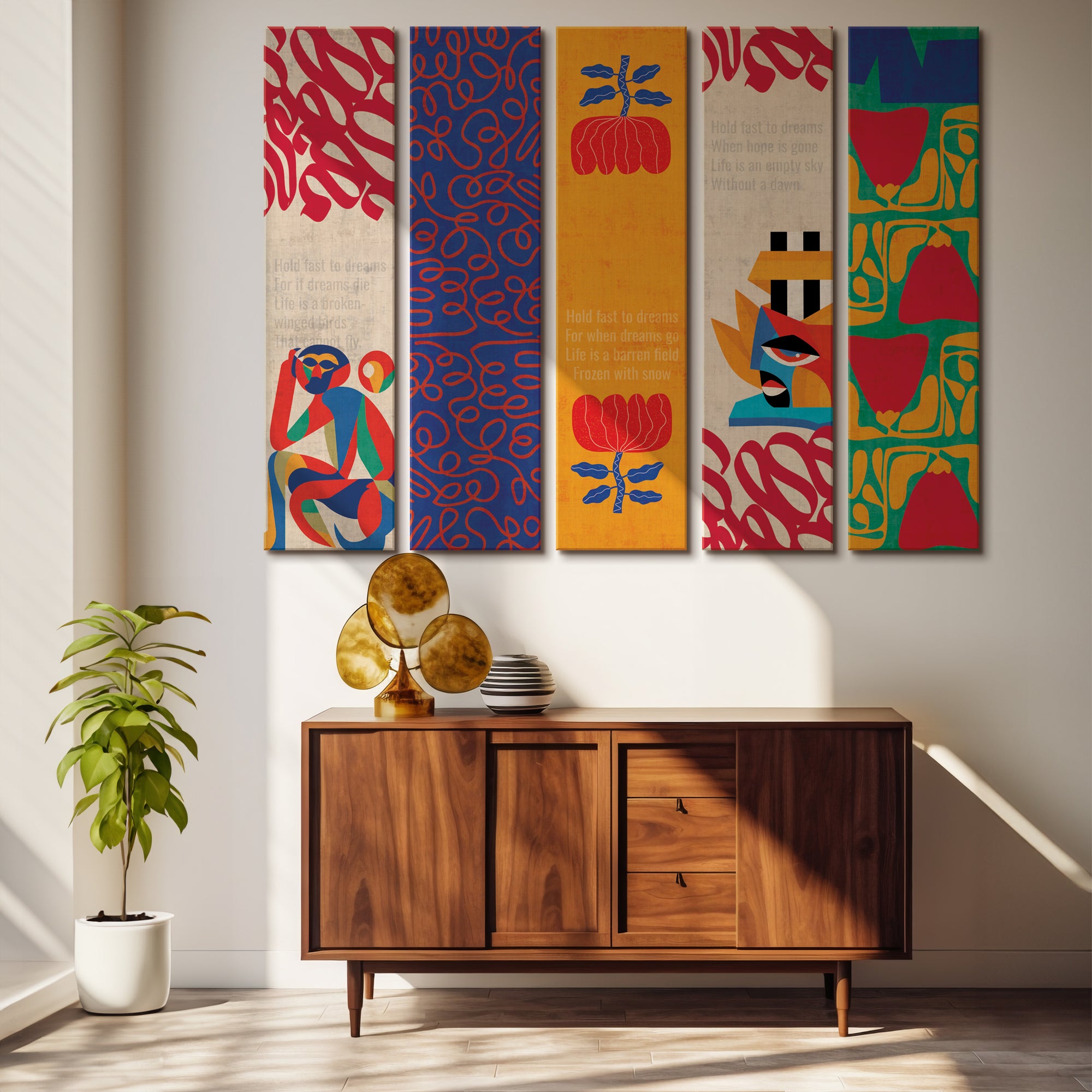 Vibrant Rhythm - Set of 5