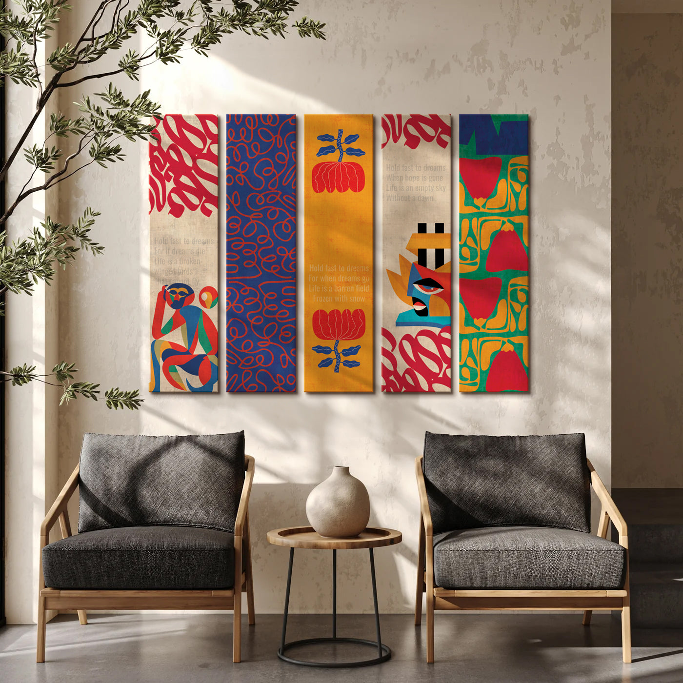 Vibrant Rhythm - Set of 5