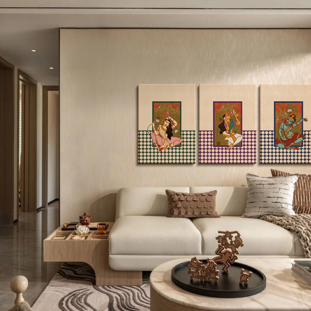 Whispers of Vrindavan - Set of 3