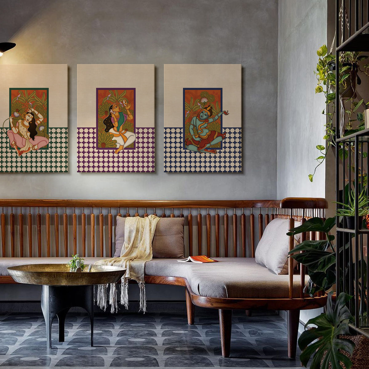 Whispers of Vrindavan - Set of 3