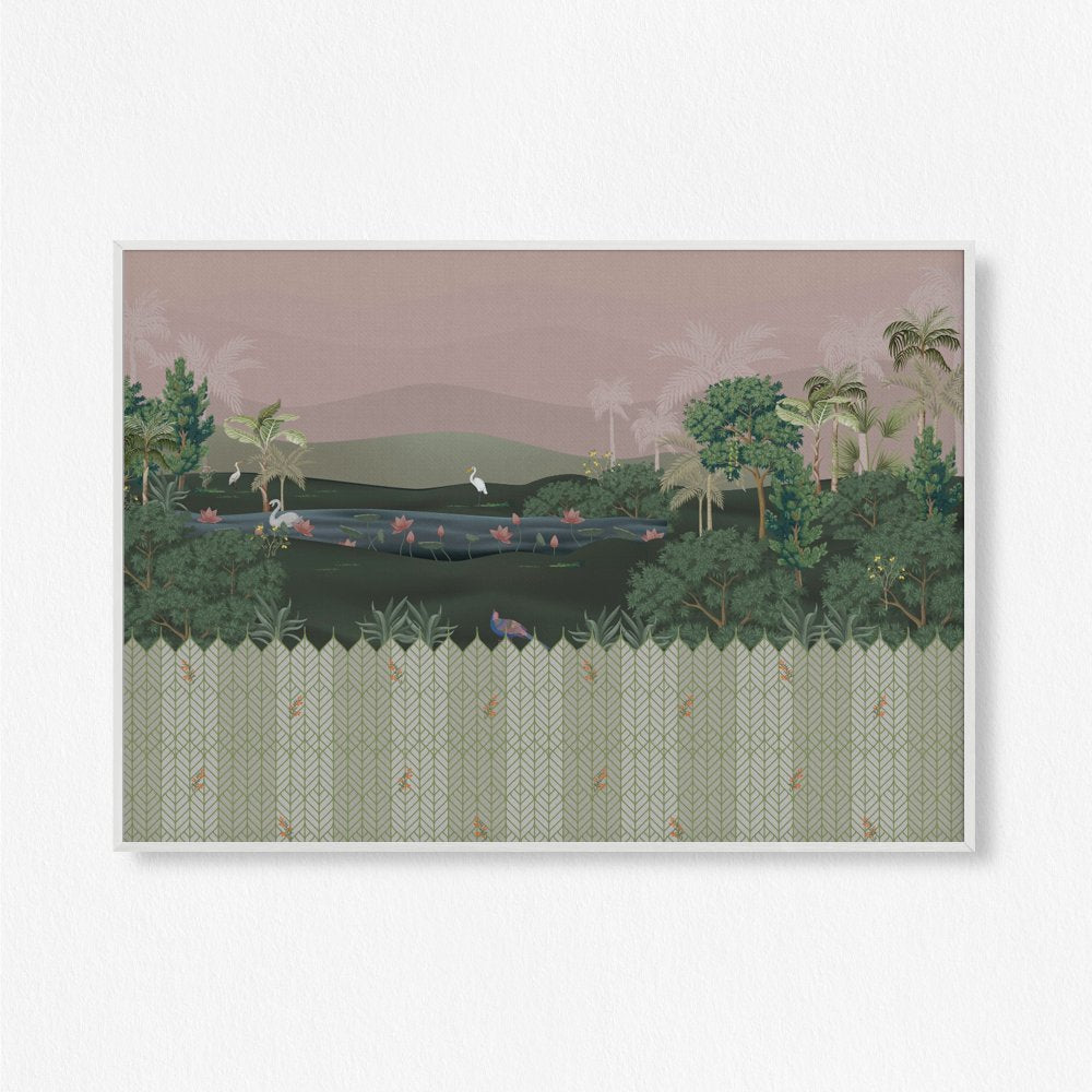 Bird Watching the Pink Sky