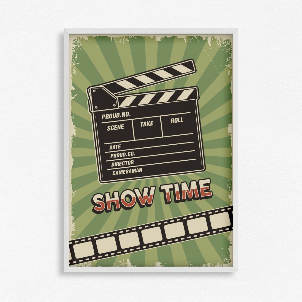 Retro Poster - Show Time