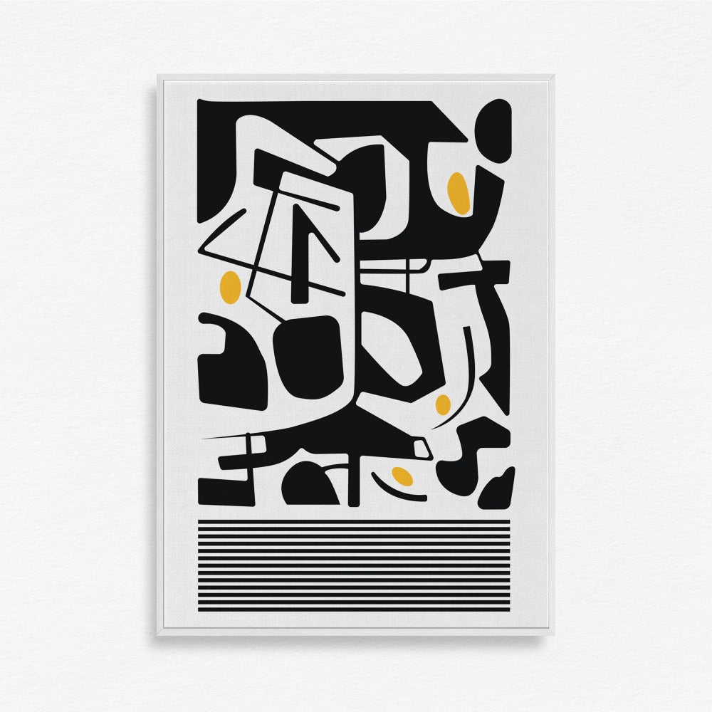 Yellow Touch Abstract