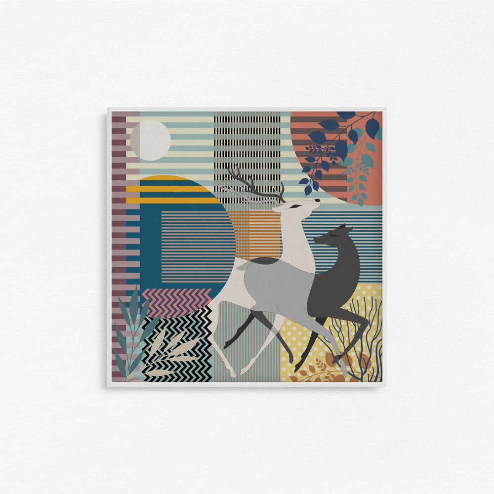 Deer in Colour World