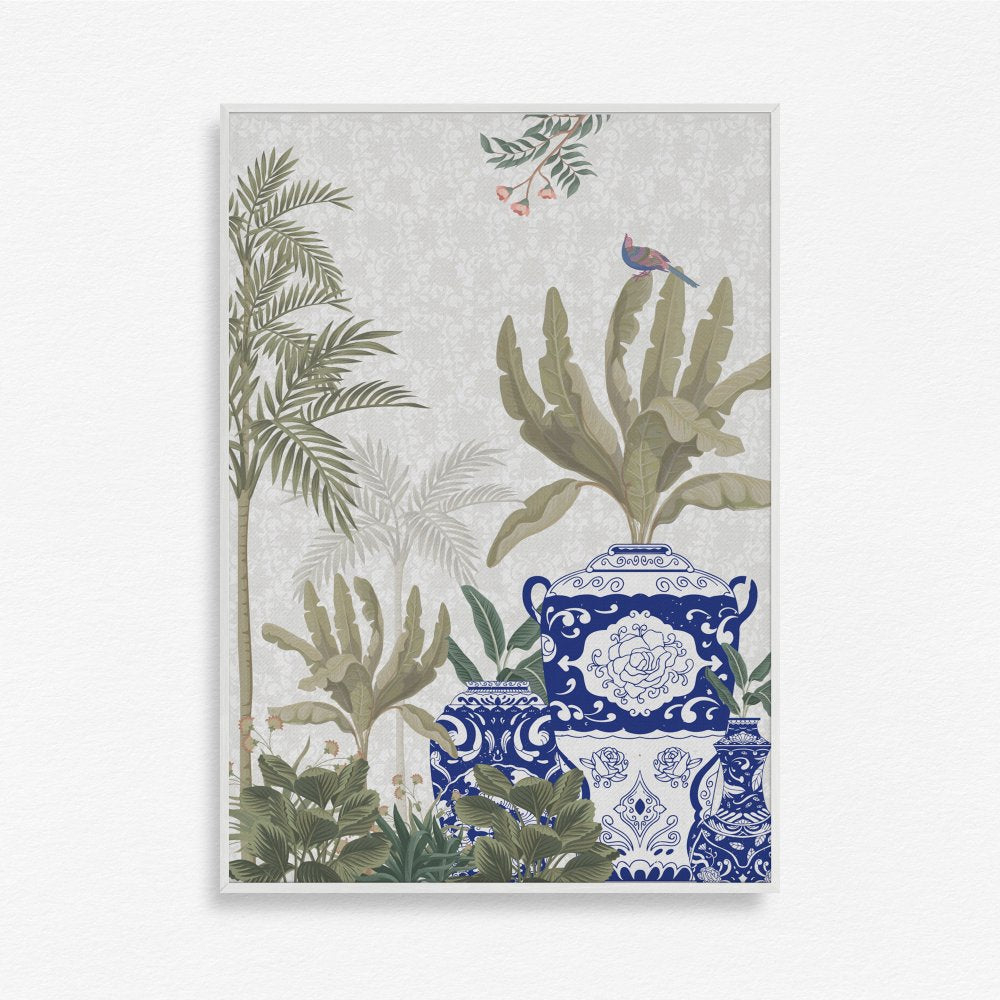 That Blue Persian Pots - Side