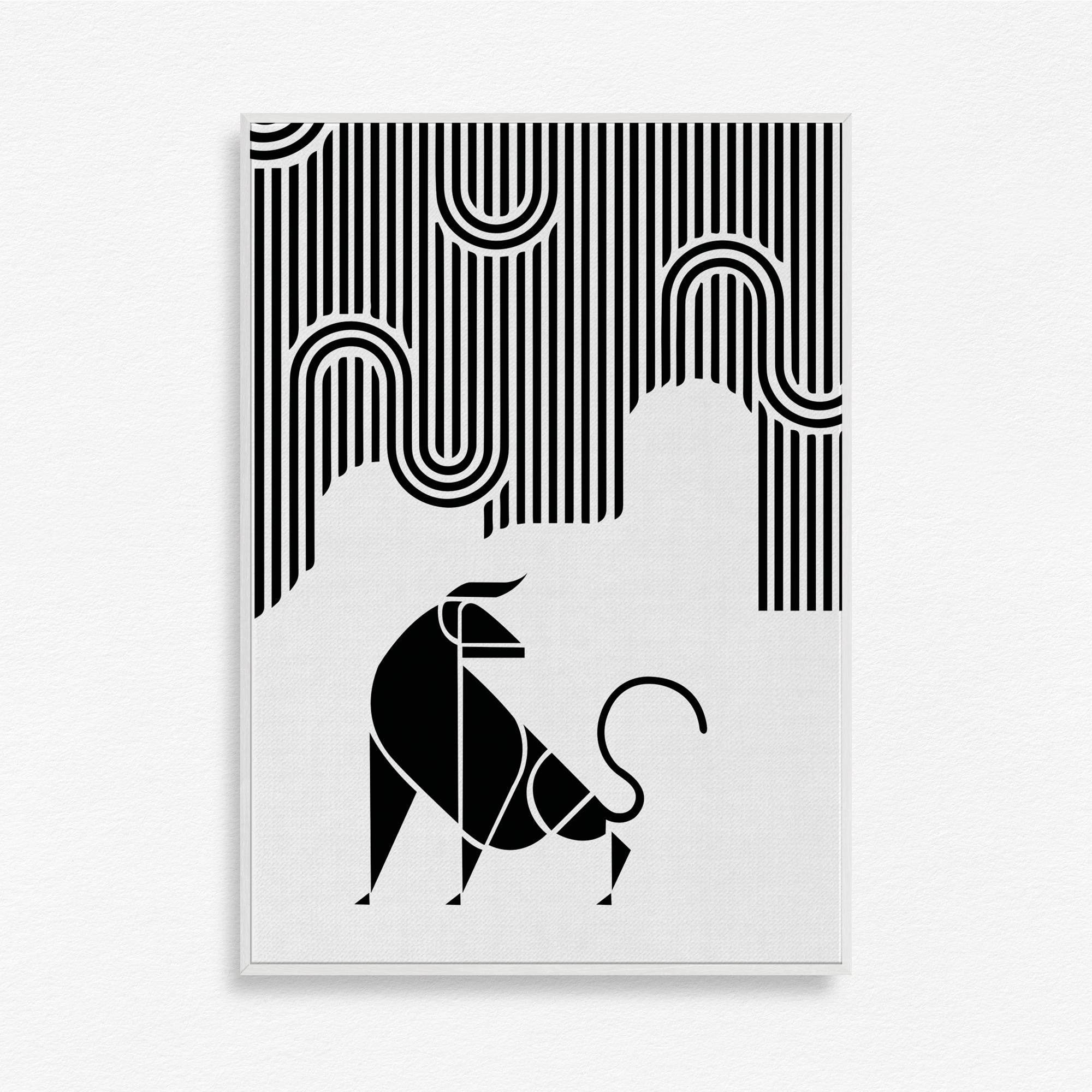 A Region of Activity Bull Wall Art