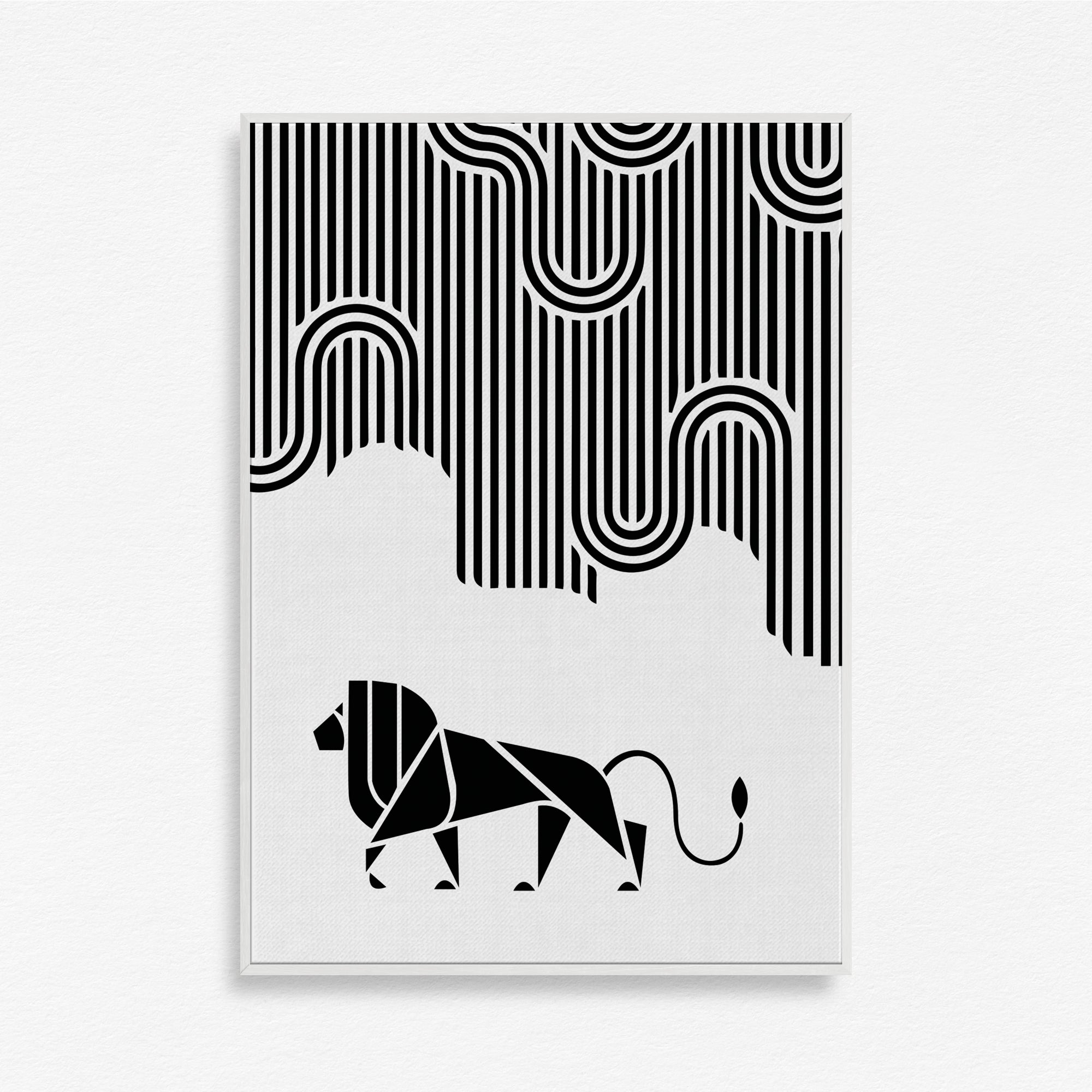 Region of Power – The Majestic Lion Wall Art