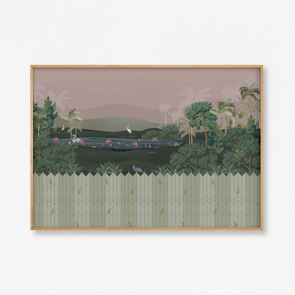 Bird Watching the Pink Sky