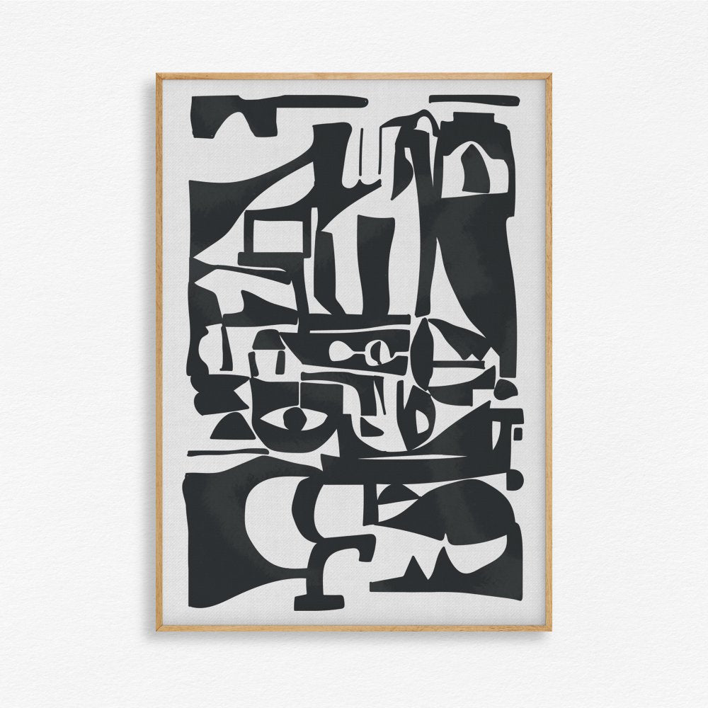 Black Minimal Print