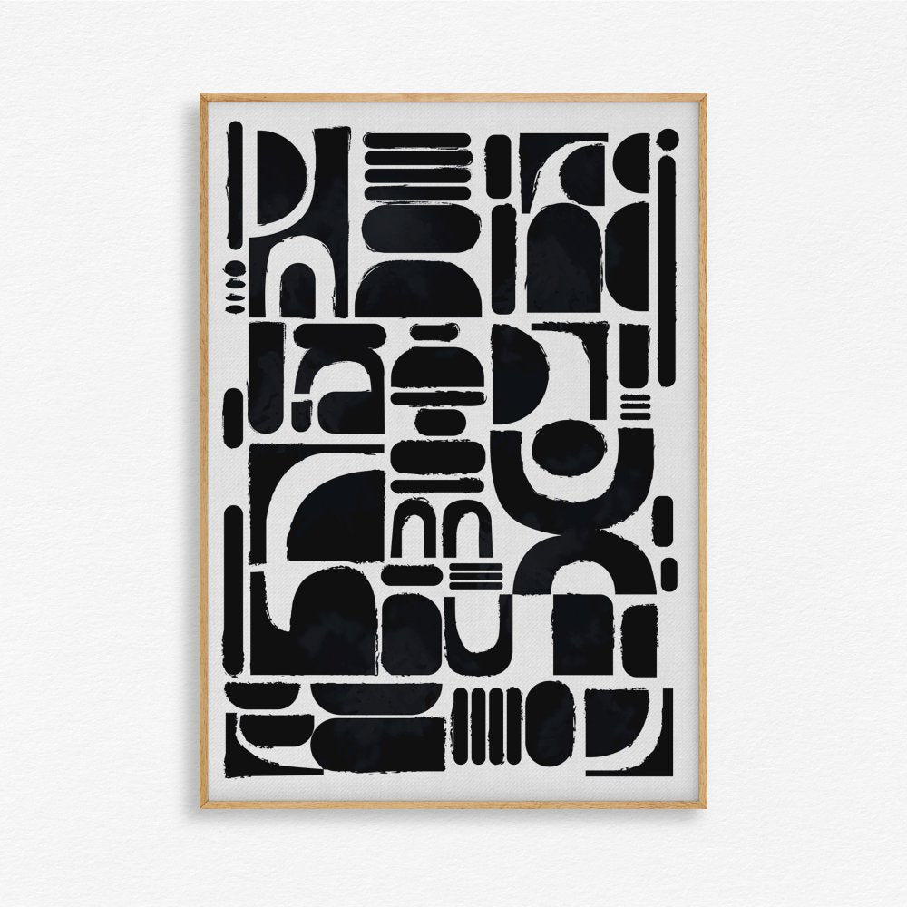 Black Minimal Print 2