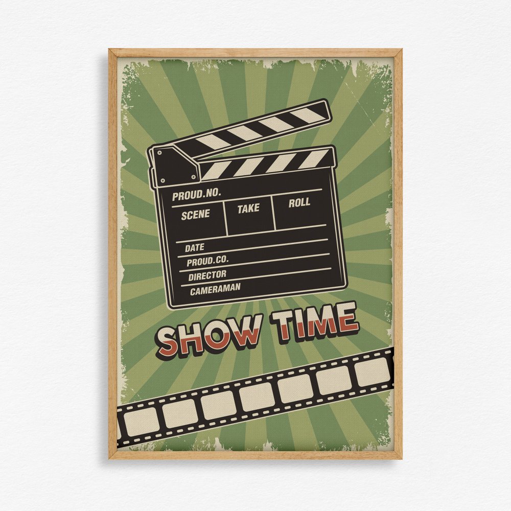 Retro Poster - Show Time