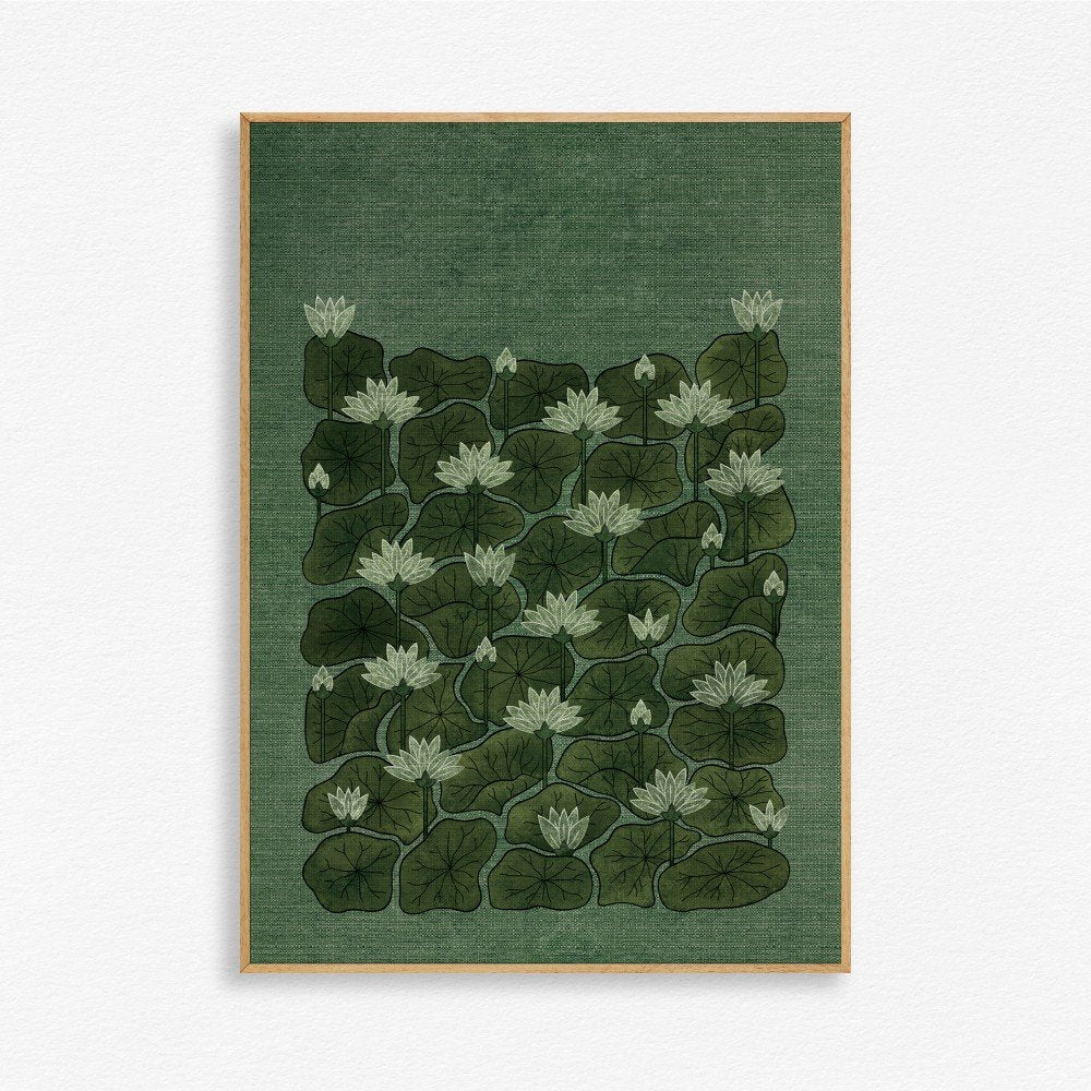 Echoes of Serenity: Lotus and Leaf